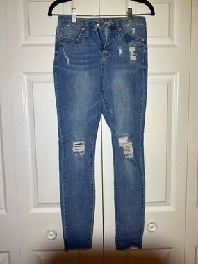 wild fable Distressed Skinny Jeans in Blue